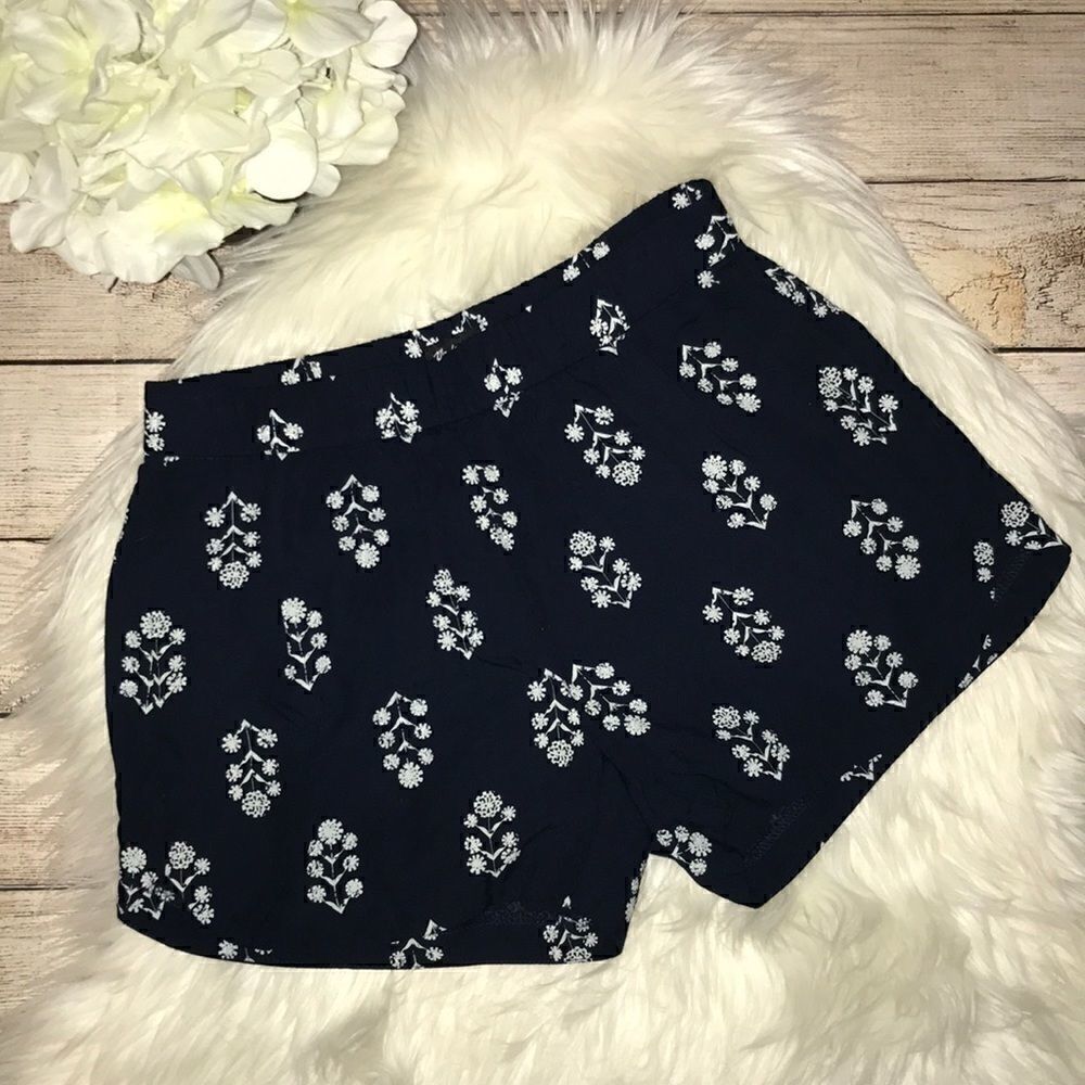 Madewell Drapey Pull-On Vinefloral Shorts